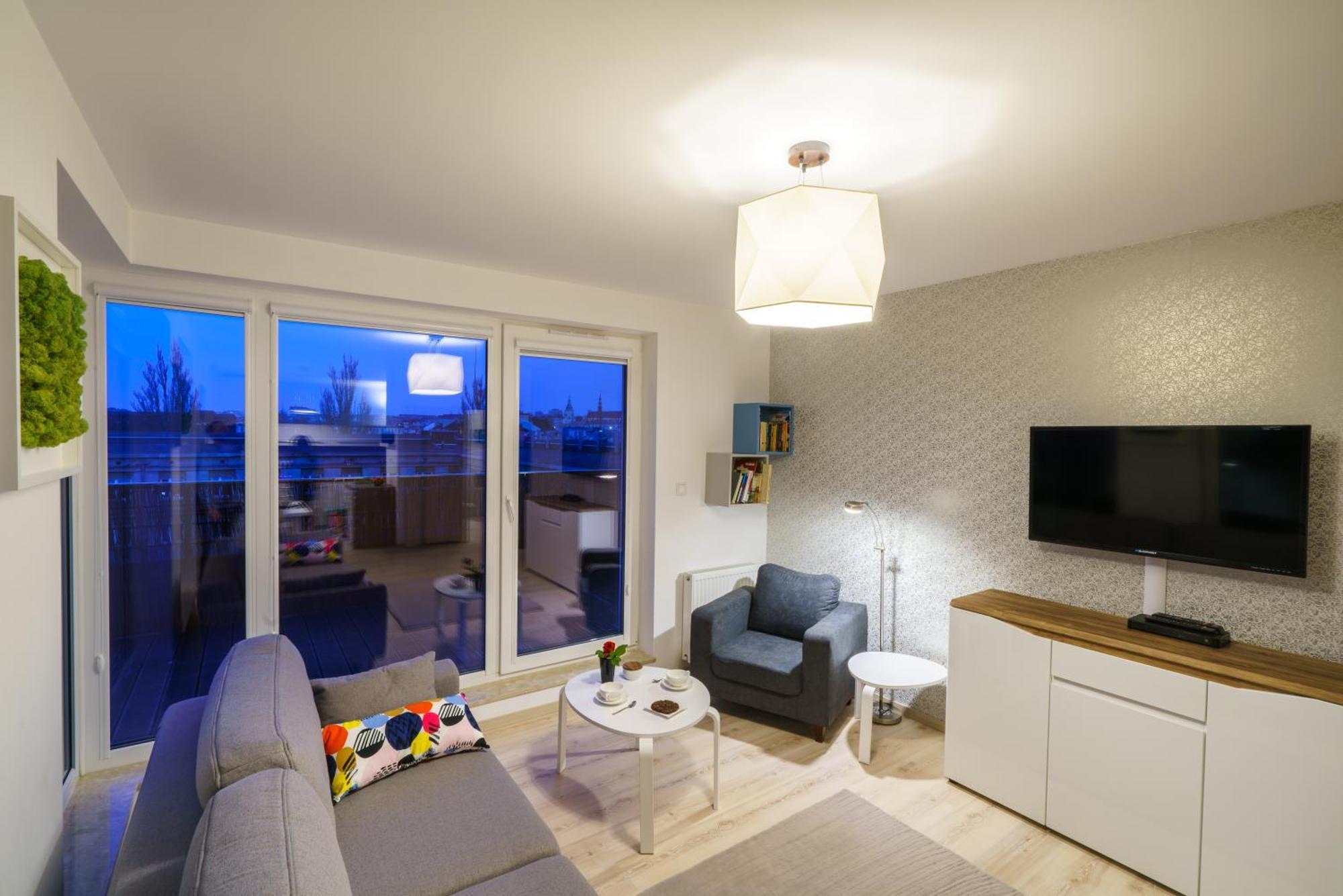 Apartament Z Tarasem Kielce Eksteriør bilde